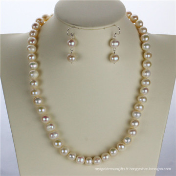 Snh White Natural Pearl Pearl Set Wholesale